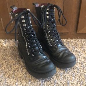 Marc Jacobs combat boots